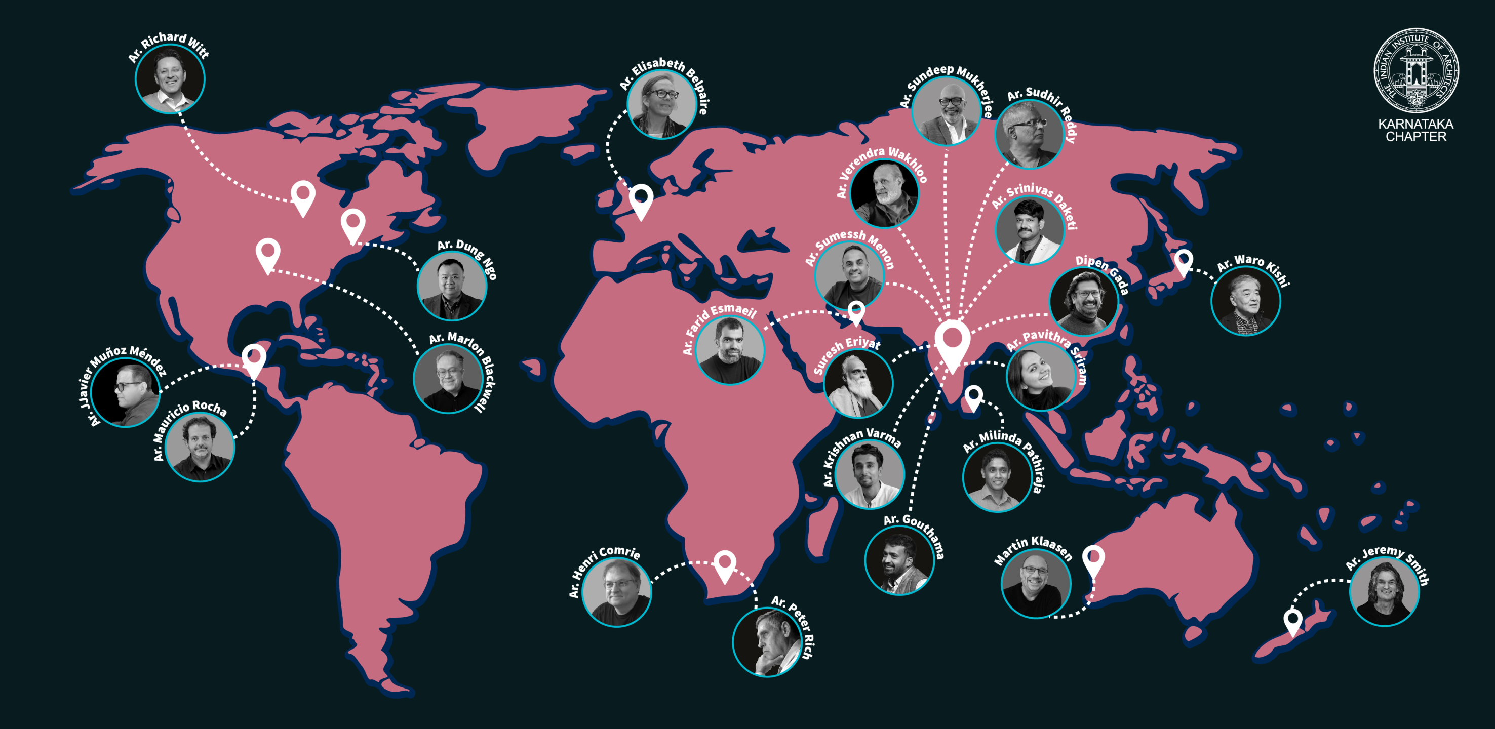 Latitude speakers from around the world